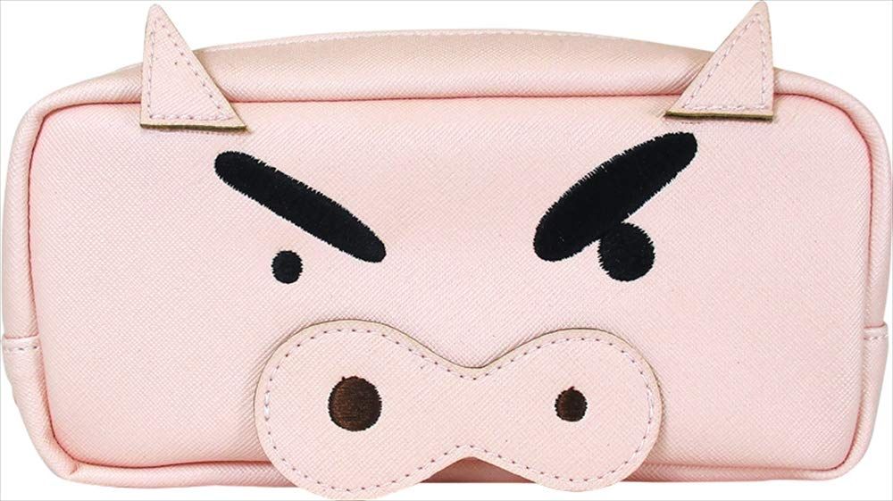 新品 クレヨンしんちゃん ペンケース ドアップペンポーチ 大容量