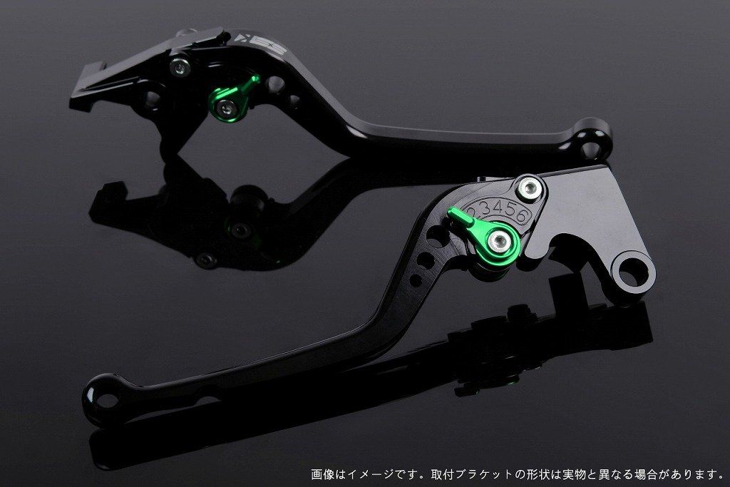 新品 SSK スピードラ アジャストレバーセット スタンダードロング レバー本体カラー:グリーン アジャスターカラー:グリーン SUZUKI GSX-S125/GSX-R125 2017-2019