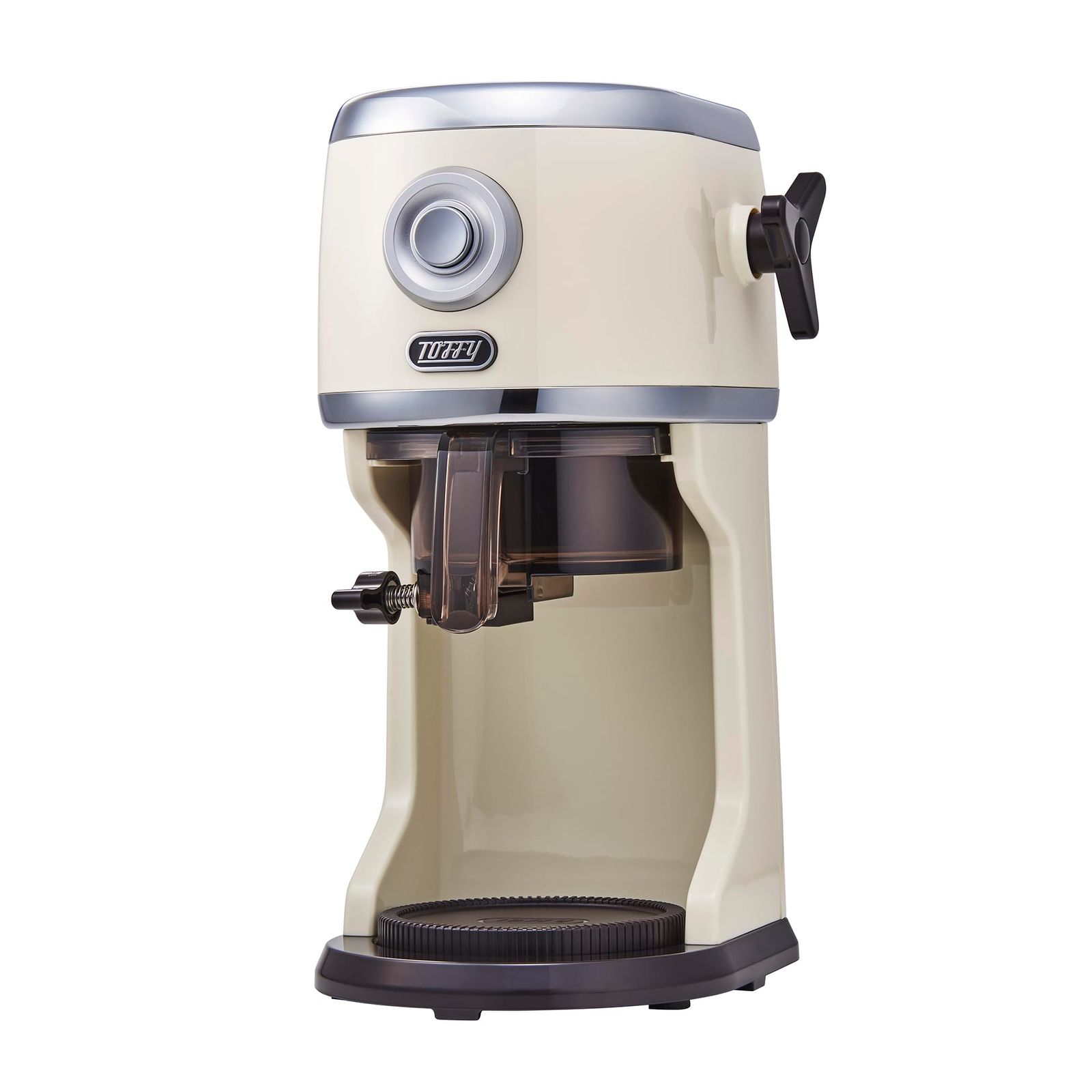 【Toffy/トフィー】 コンパクト電動ふわふわかき氷器 K-IS14【2025年モデル】最新 本格かき氷 冷凍フルーツ ハーフ氷 ミックス氷 ジュース ミルク氷 ふわふわ サラサラ シャリシャリ 製氷カップ付き K-IS14 (ミルキーホワイト)★m