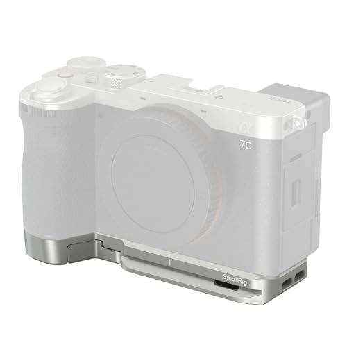 SmallRig A7C II/ A7CR用 カメラベースプレート AirTag用スロット付き Sony対応Alpha 7C II/Alpha 7CR専用 Arca/QDソケット/ストラップスロット用クイックリリースプレート内蔵マウントプレー 432777d7