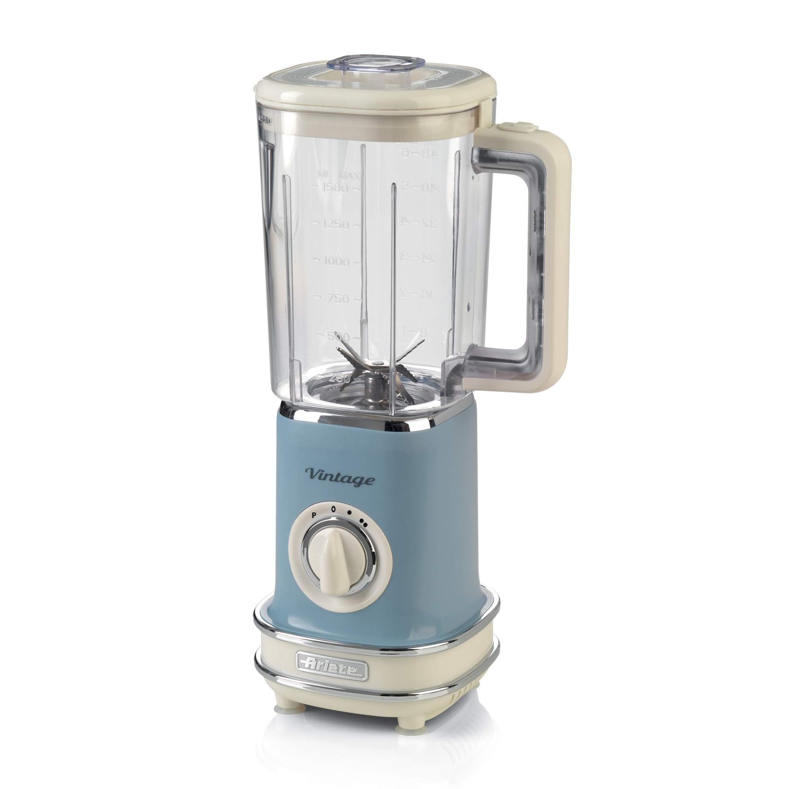 新品 【ドラマ美術協力しました】アリエテ ブレンダー 1.5L大容量 コンパクト収納 イタリアデザイン ブルー 5681BL