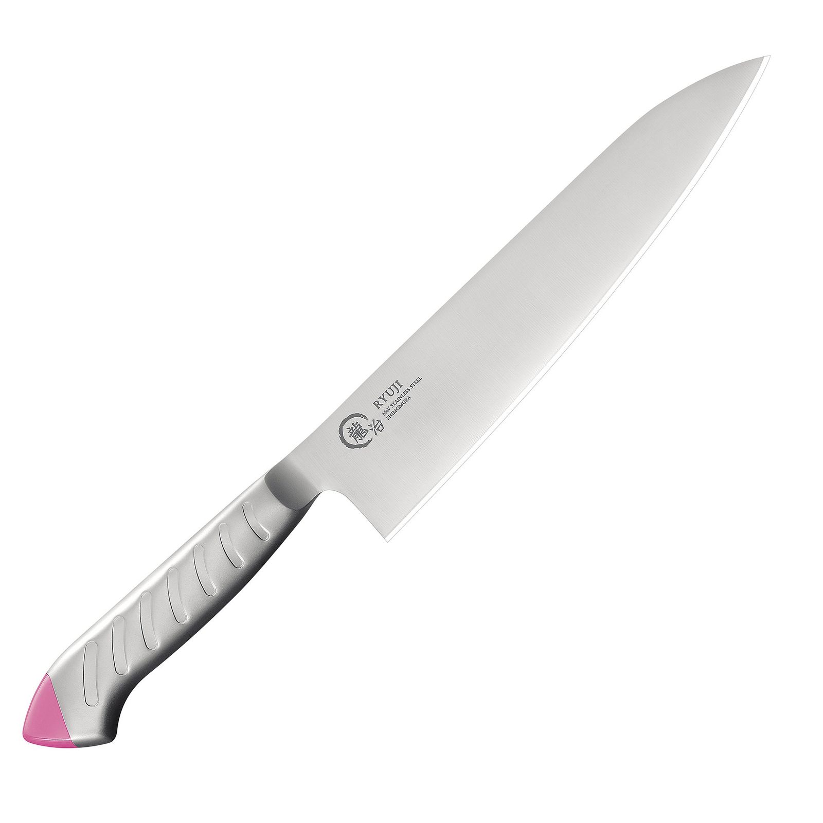 新品 下村工業 日本製 [ 龍治 ステンカラー ] 牛刀 300mm ピンク モリブデン・バナジウム鋼 食洗器対応 HACCP対応 RYS-17P 新潟 燕三条製