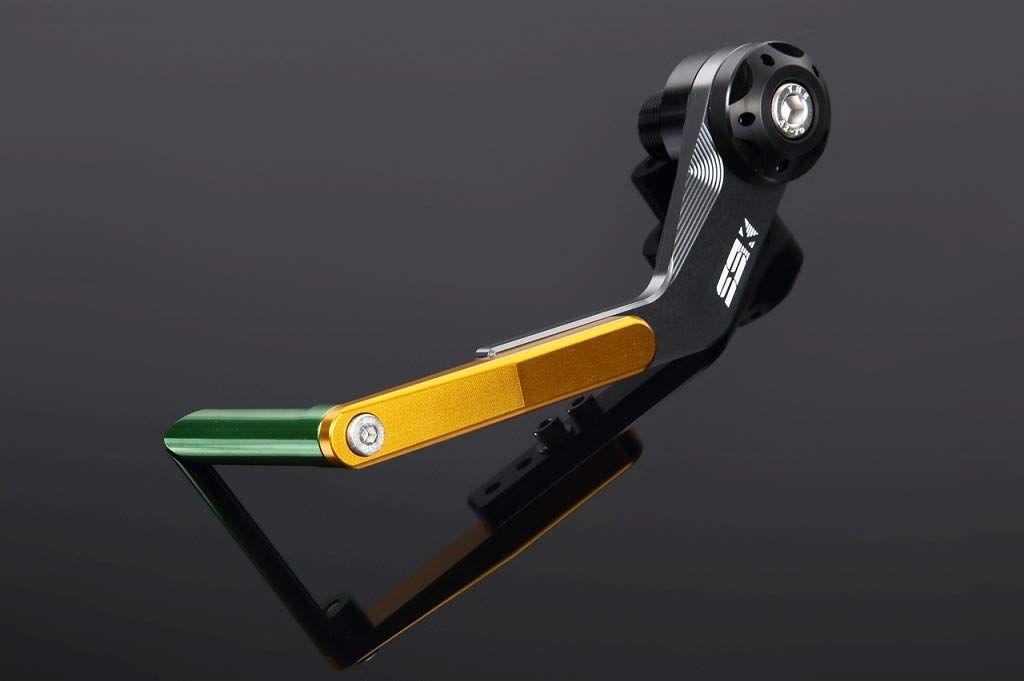 新品 SSK アルミ削り出しレバーガード 左側 KAWASAKI M17 P1カラー:ブラック P2カラー:ブラック P3カラー:ブラック KAWASAKI ZX-10R 2004-2007 KAWASAKI NINJA H2/H2R 2015- ALGKA0