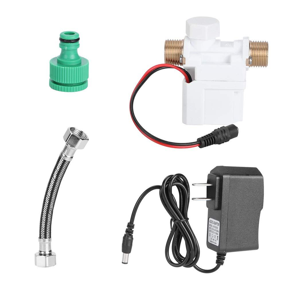 新品 Atyhao 電磁弁散水ツール 電磁弁 自動散水装置 蛇口噴霧 交換用 部品ノズル 散水 ホース接続 強力 パワフル マイクロノズル米国プラグAC100?240V