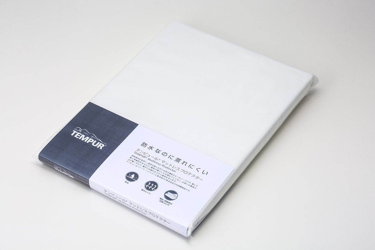 新品 TEMPUR (テンピュール) マットレスプロテクター マットレスシーツ SD セミダブル 幅121×200cm 厚み15～30㎝対応 防水