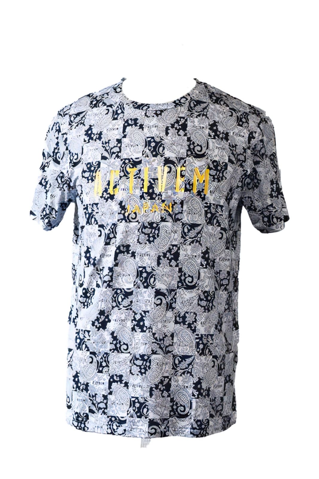 新品 [ActiveM] アクティブーム 野球 ウエア トップス 半袖Tシャツ ペイズリー柄Tシャツ 013REWH ホワイト 【2024FW】 ホワイト L