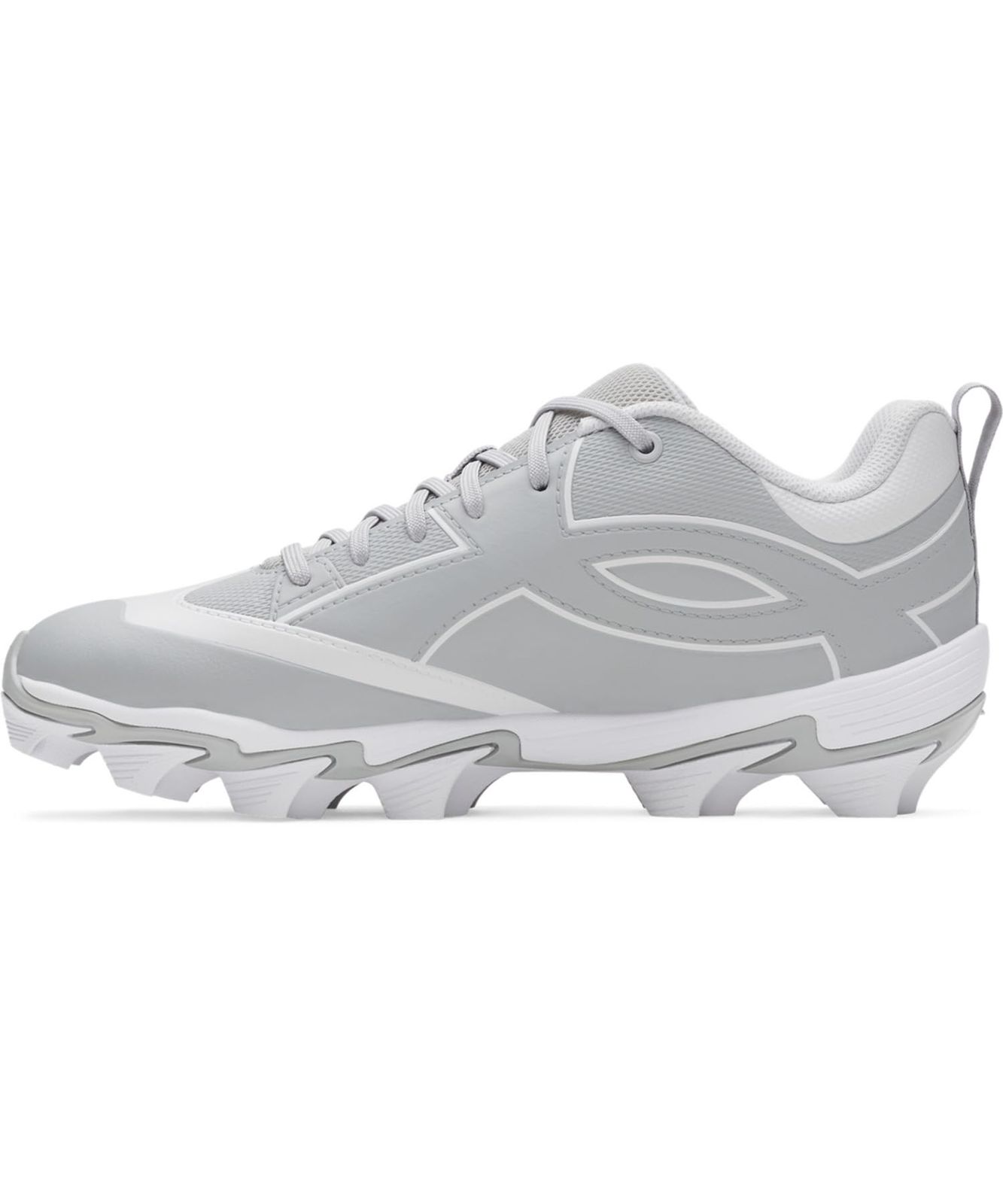 新品 [アンダーアーマー] UA Leadoff Icon Low RM 6010138(075) ベースボールグレー ホワイト 28.5