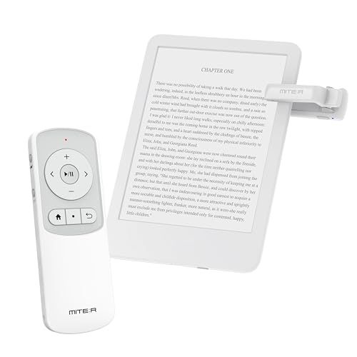 RF&Bluetooth リモコン ページめくり Paperwhite Oasis Scribe Colorsoft Kindle用 iPad iPhone Android Boox e-Reader 電子書籍リーダー用 TikTok YouTube Shｍａ