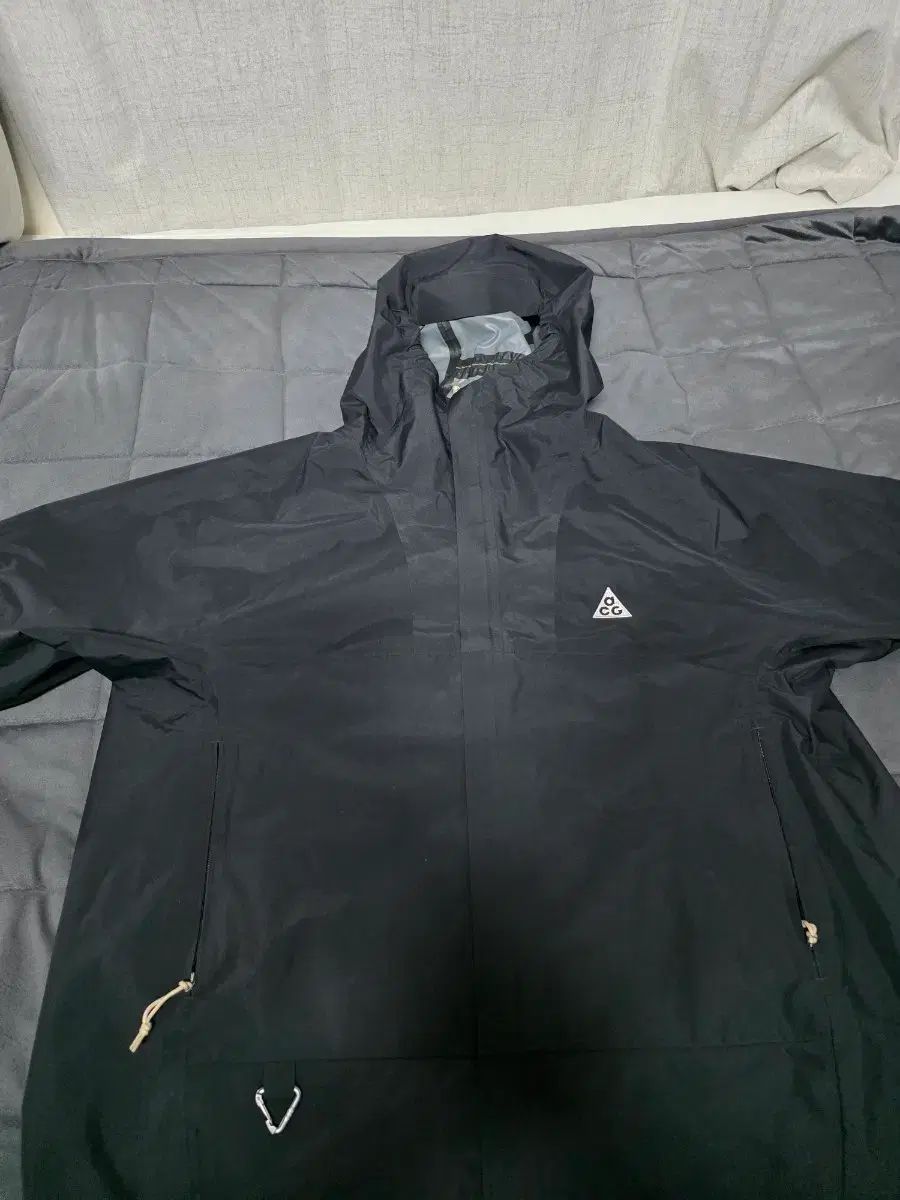 ナイキ ACG STORM-FIT ブラック ウィンドブレーカー / フード ジャケット / アジア 2XL