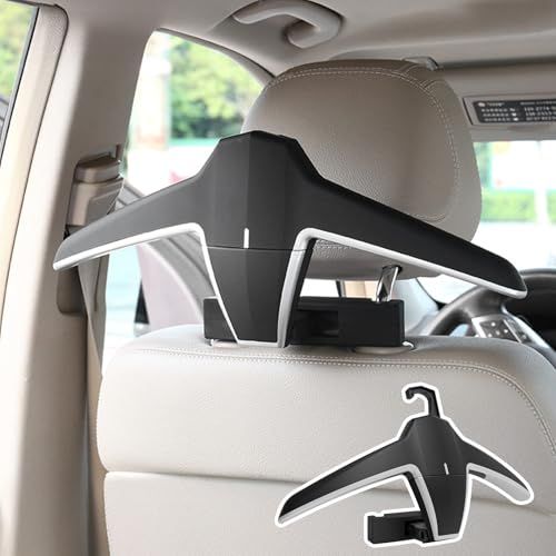 WeCar カローラツーリング ヘッドレストハンガー マルチハンガー ヘッドレストフック 型崩れ 防止 車載 車用 スーツ バッグ ジャケット 洋服 上着掛け 荷物掛け 礼服 車内収納 整理 後部座席 車中泊 旅行 多機能 便利グッズ 車用ハ 73529015