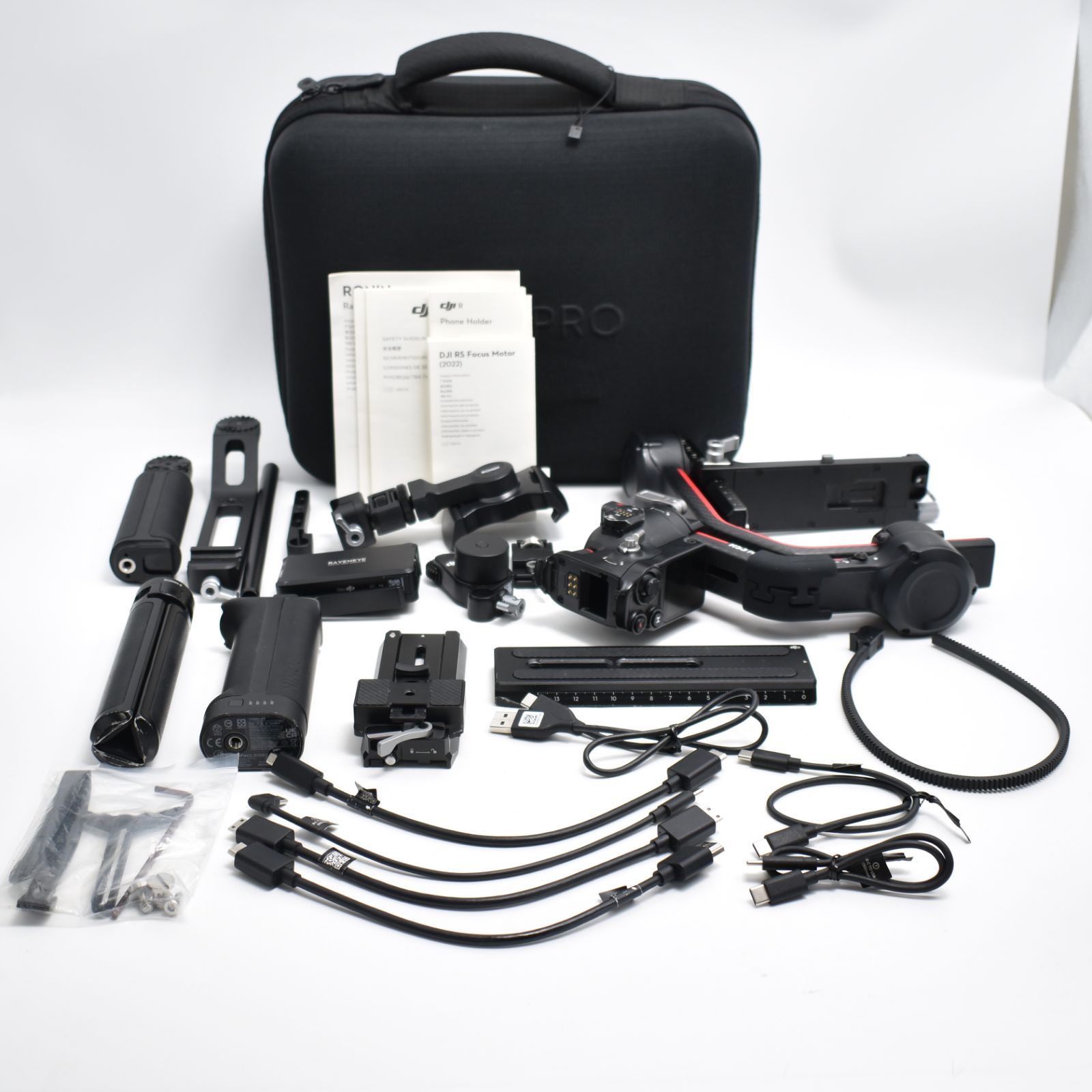 B#12431 DJI RS 3 Proコンボ 3軸ジンバルスタビライザー Canon/Sony/Panasonic/Nikon/Fujifilm/BMPCC製一眼レフ＆シネマカメラ向け 自動軸ロック カーボンファイバー製アーム Ronin映像トランスミ
