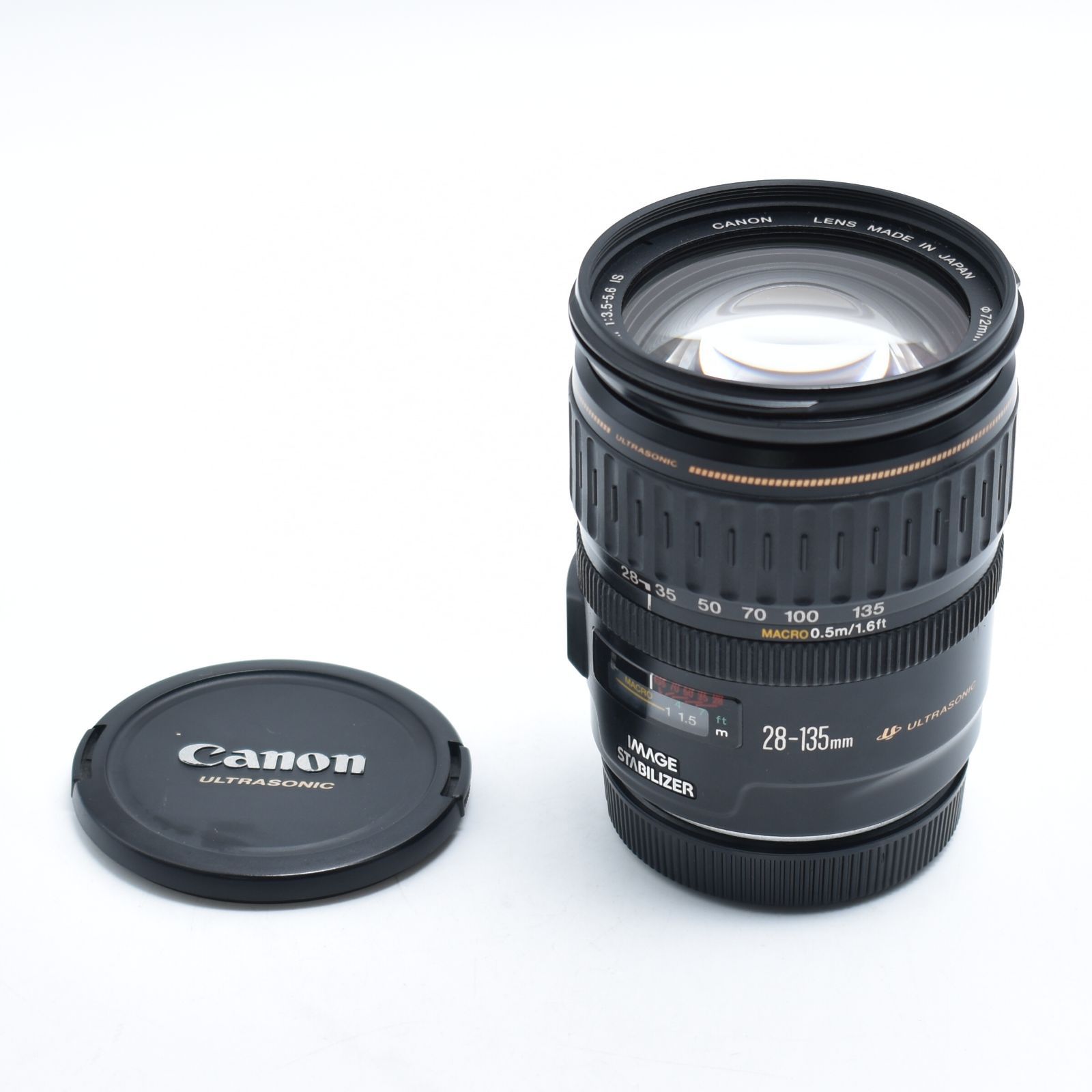 B#12467 Canon 標準ズームレンズ EF28-135mm F3.5-5.6 IS USM フル 