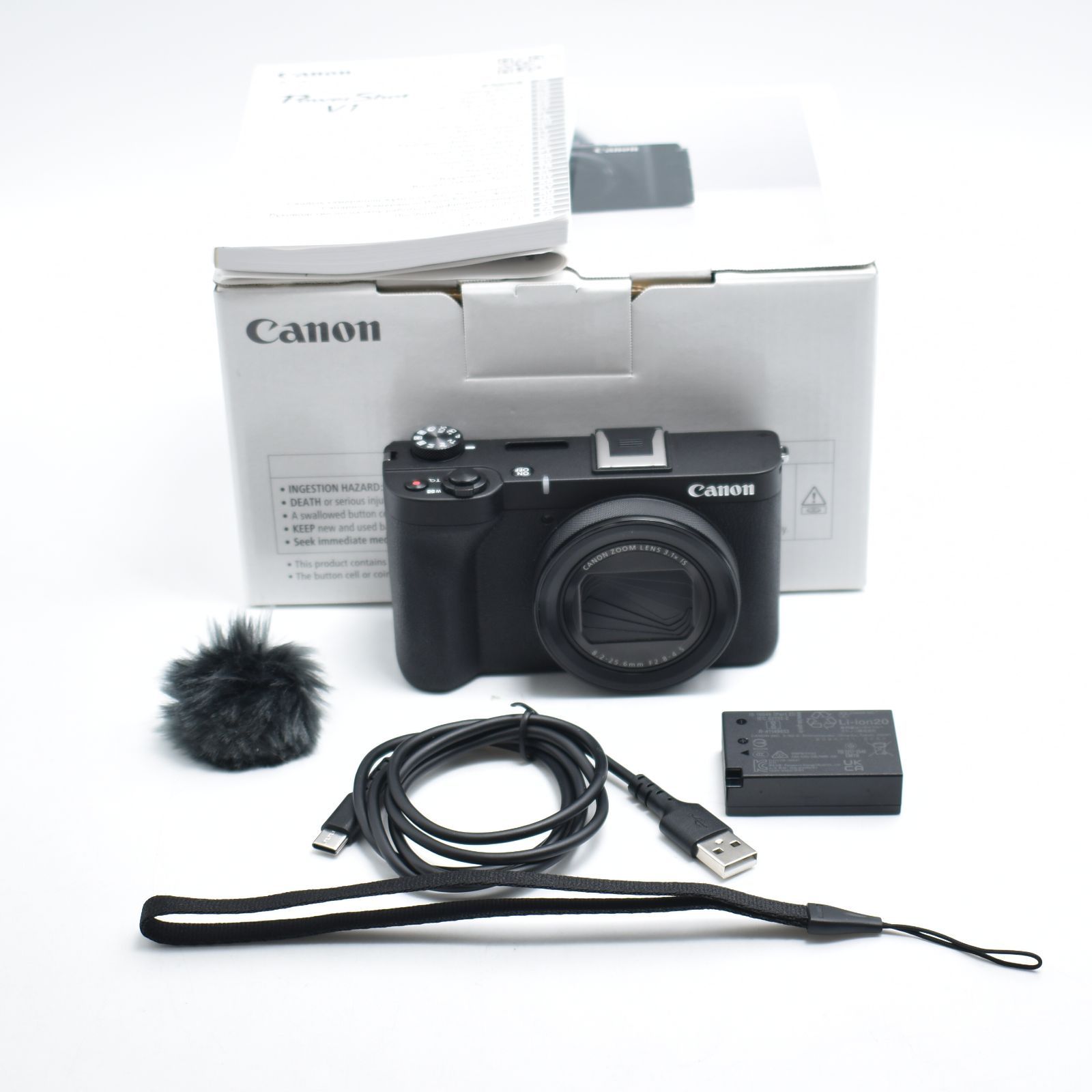 B#12473 Canon PowerShot V1 ハイブリッドカメラ 超広角ズームレンズ内蔵 4K動画 Vlog ライブ配信 コンテンツ制作 コンパクトデザイン
