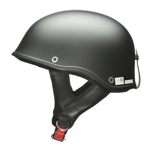 リード工業(LEAD) バイク用 ハーフ ヘルメット 半ヘル 半キャップ 半帽 EAGLE WING イーグルウイング EW-77 マットブラック フリーサイズ (57?60cm未満) 125cc以下用so 58317faa