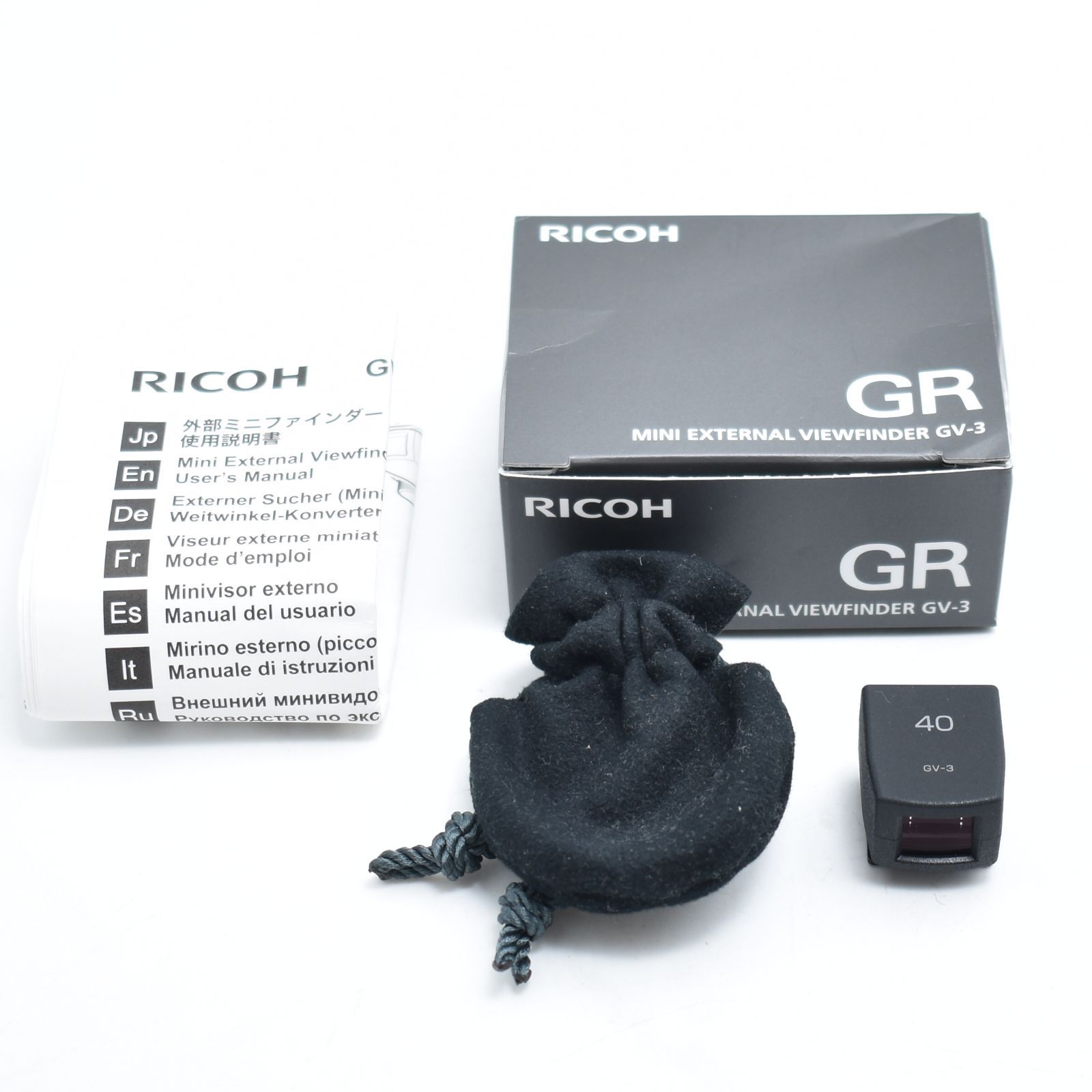 外部ミニファインダー RICOH GV-3 GR 公式通販 対応機種: IIIx リコー