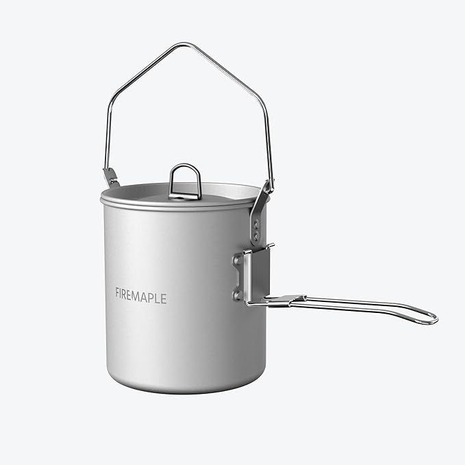 ☆新品☆Fire-Maple キャンプポット クッカー 0.9L 軽量 コンパクト 折りたたみ式 片手鍋 アウトドアクッカー 焚き火 直火対応 登山 キャンプ ハイキング 調理器具 収納袋付き 3c8b9a0c