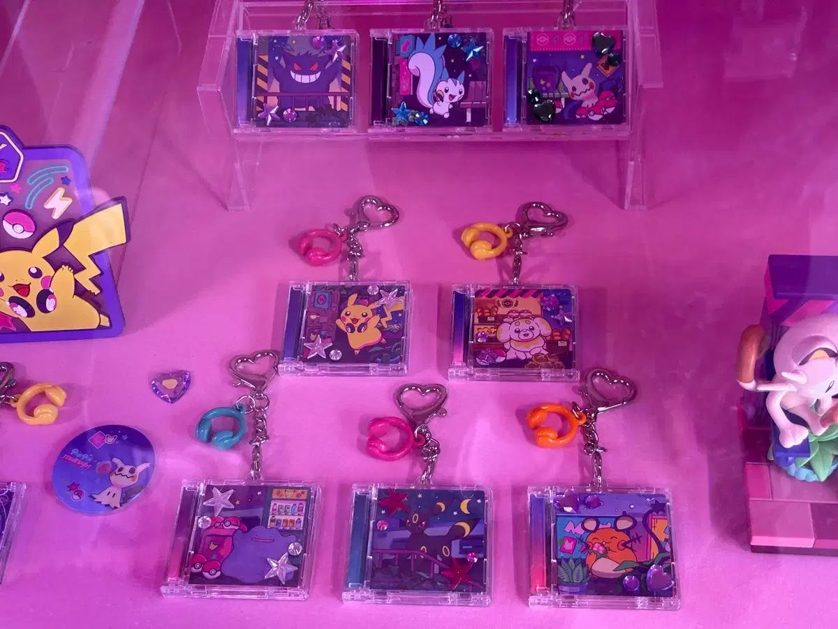 8個 セット まとめ出品 ポケットモンスター 聖水 ミニ CD キーホルダー