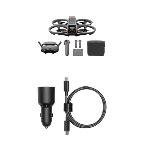 Avata 2 Fly Moreコンボ（バッテリー×3）+DJI 65W カーチャージャー ユニバーサルポート/ f0afc462