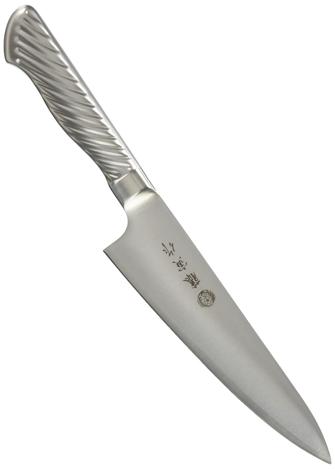 新品 藤寅作 洋出刃 170mm 日本製 コバルト合金鋼 両刃 骨付肉や半冷凍物・カニなどの甲殻類を切る厚口牛刀 柄は握りやすいトルネード模様 オールステンレス 食洗器使用OK DPコバルト合金鋼割込 FU-615 シルバー 14,293円