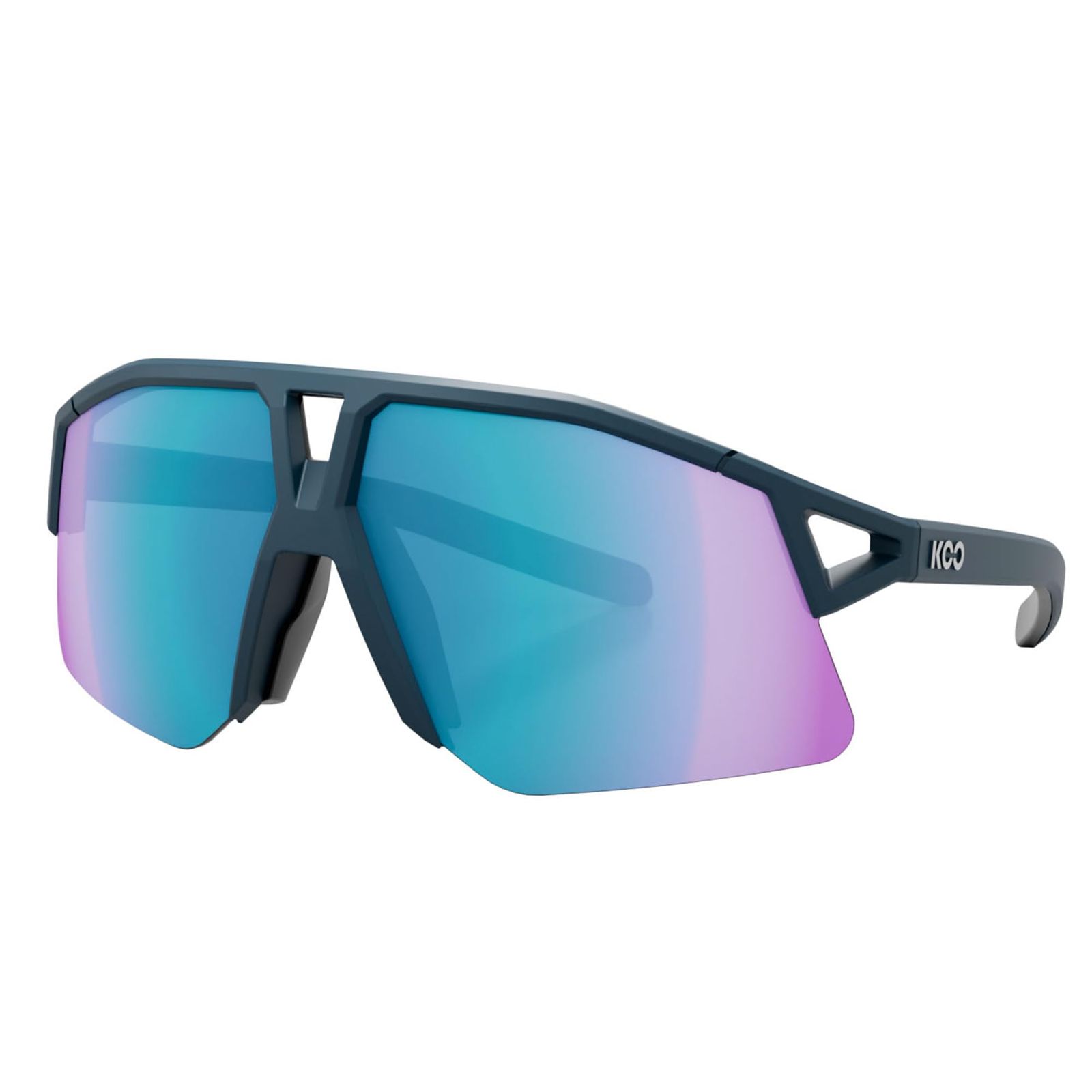 新品 [クー] サングラス HYPE DARK BLUE MATT TURQUOISE MIRROR フリー