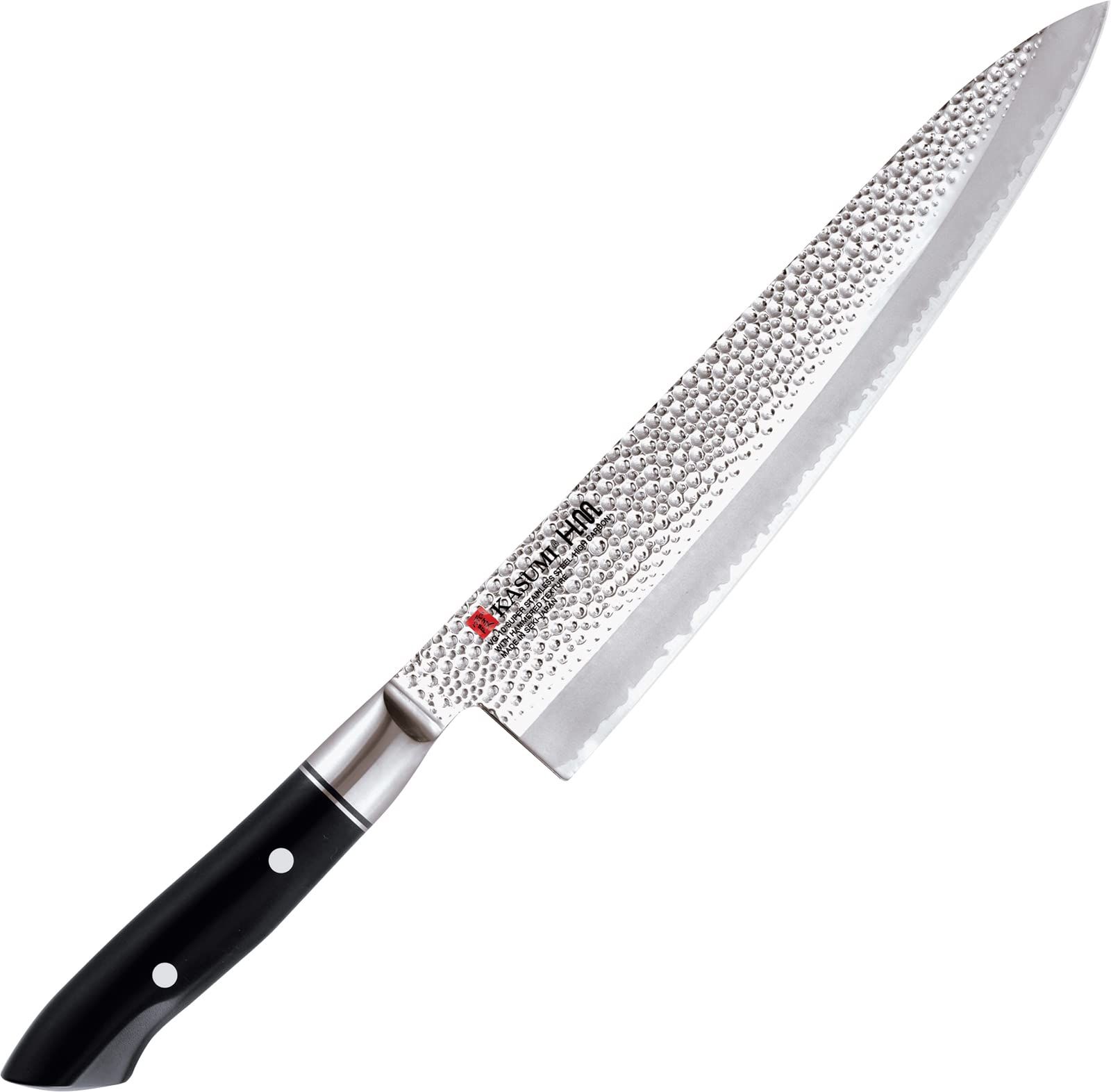 新品 スミカマ 霞 KASUMI H.M. 剣型包丁 24cm 鏡面磨き 鎚目模様 本刃付け 日本製 岐阜県関市 78024