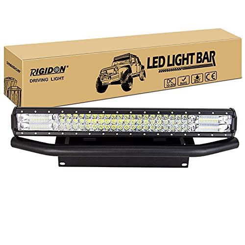 新品 RIGIDON 324W LED 作業灯 サーチライト フォグランプ 汎用 ブラケット付き 狭角広角兼用 LED 車外灯 農業機械 ホワイト 6000K-6500K 12V-24V対応 汎用 防水 防塵 耐震 長寿命 車外灯