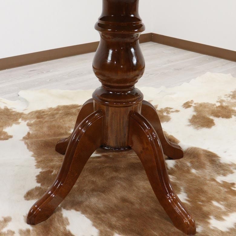 イタリア ダイニングテーブル 80cm幅 象嵌 カフェテーブル 食卓 - メルカリ