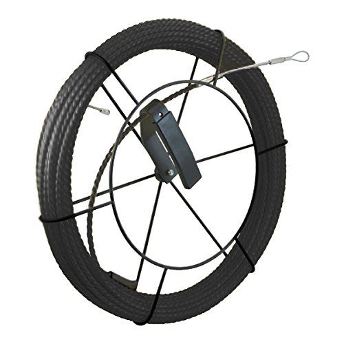 新品 デンサン 呼線リール付セット ブラックエース 15m BX-5215-RL