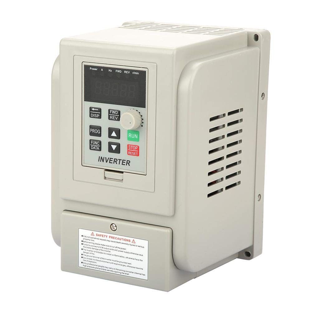 新品 2.2kW VFDドライブインバーター 220V AC単相可変周波数ドライブインバーター VFDスピードコントローラインバーター 三相モーター 用 三相200v インバーター