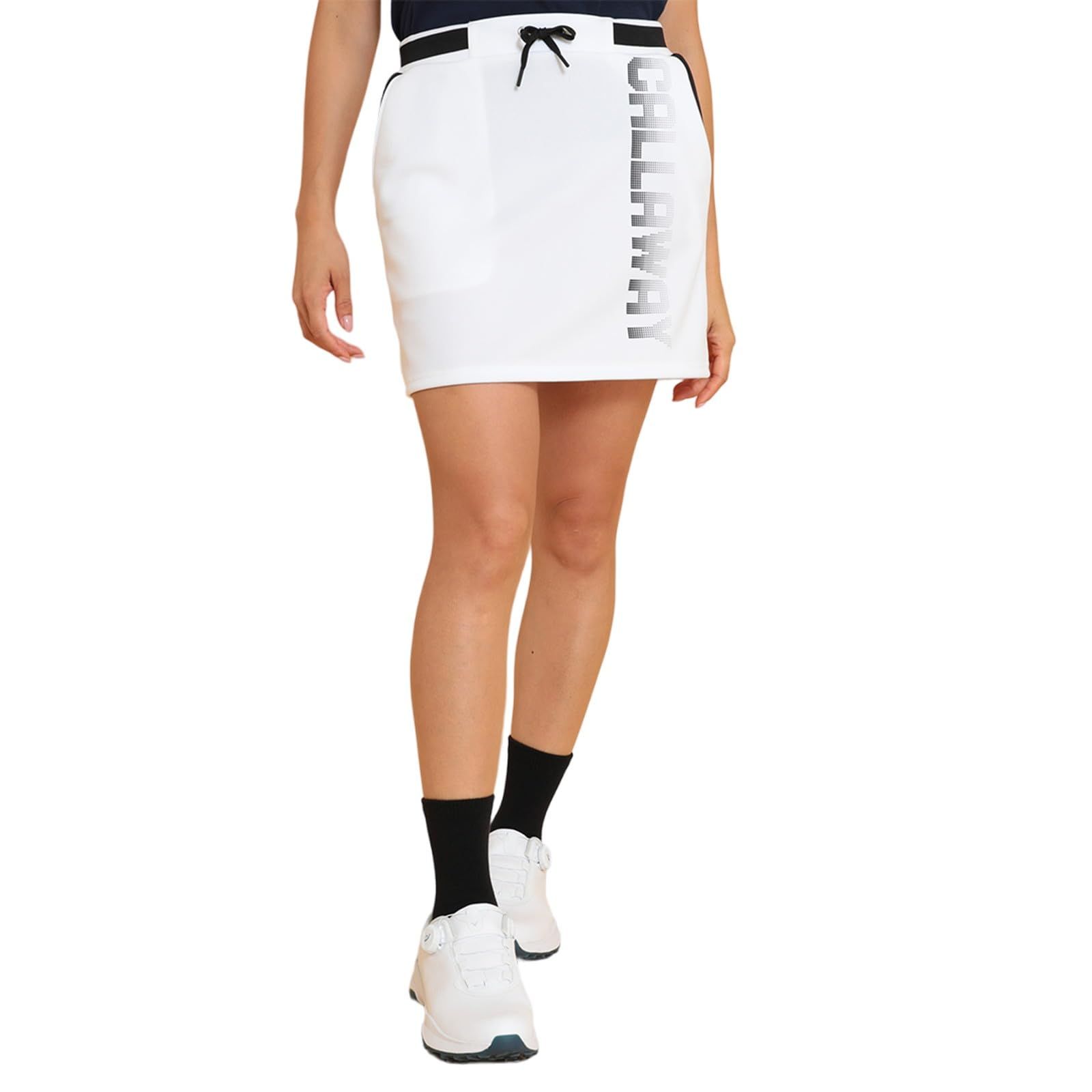 新品 [キャロウェイ] レディース スカート (エニタイムスウェット) / ゴルフ / C24228205 1030_ホワイト