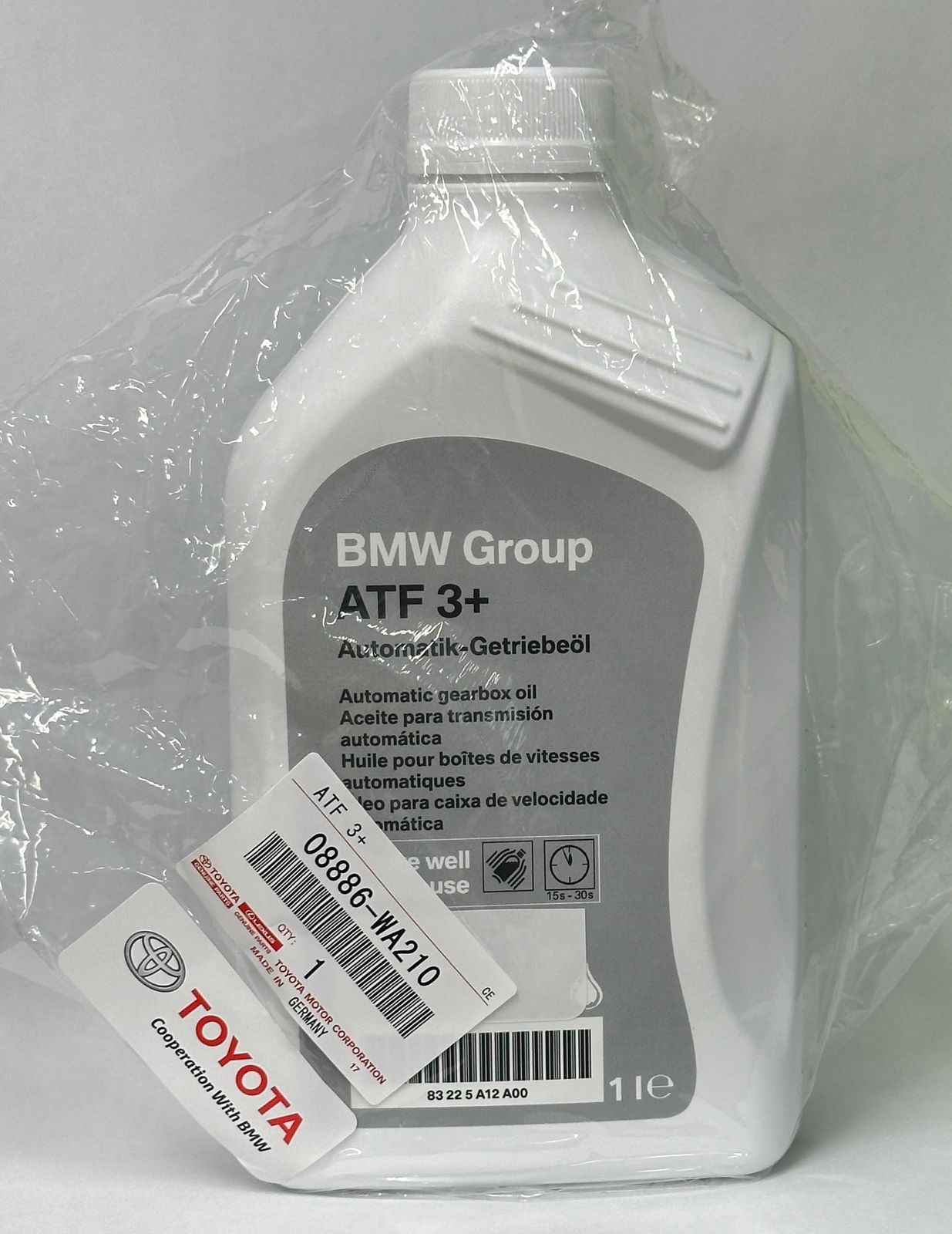 新品 TOYOTA (トヨタ) 純正部品 ATF 3＋ 1L 08886-WA210