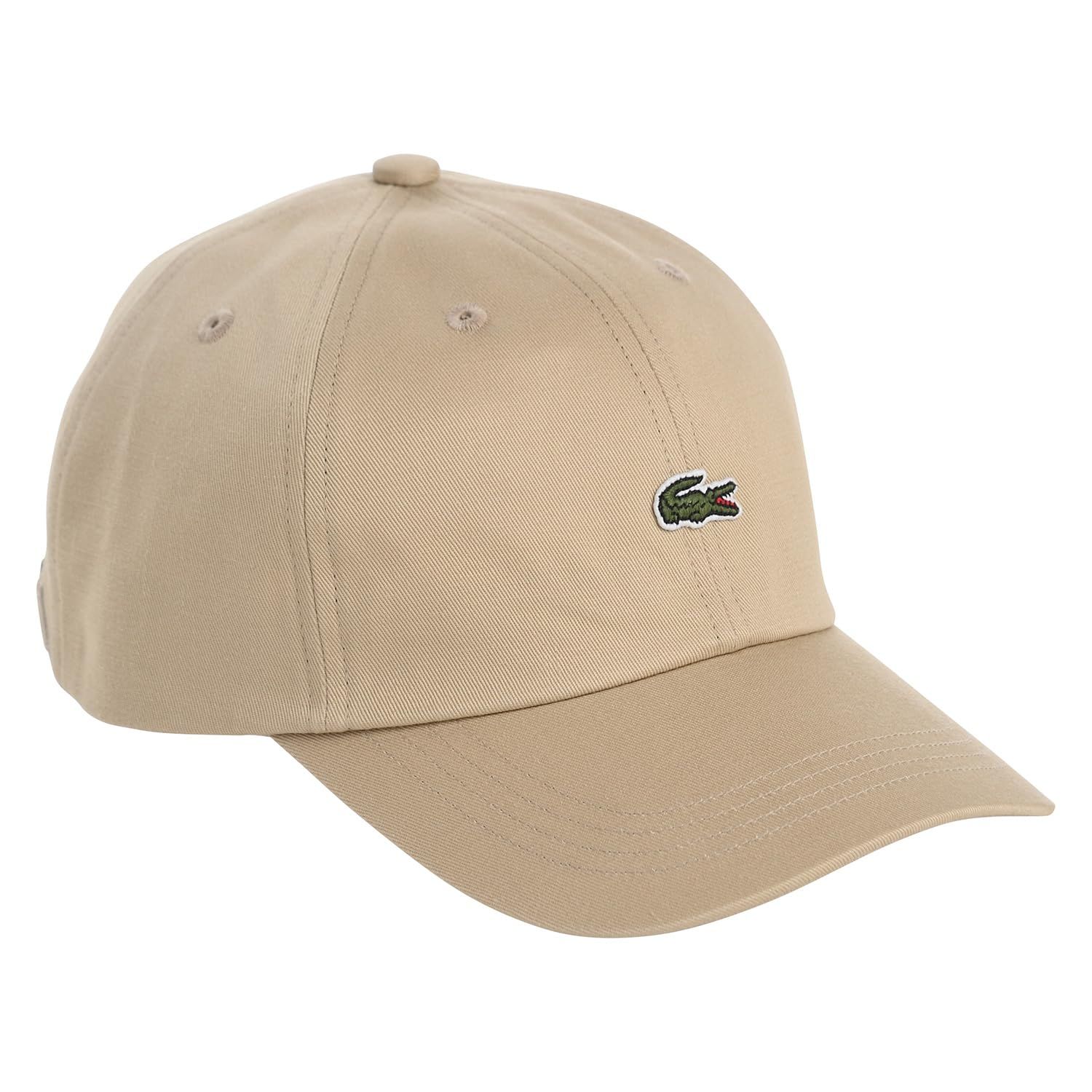 新品 [ラコステ] BASIC COTTON CAP（ベーシックコットンキャップ） L1279 (JP 数字サイズ 58.0 cm ベージュ)