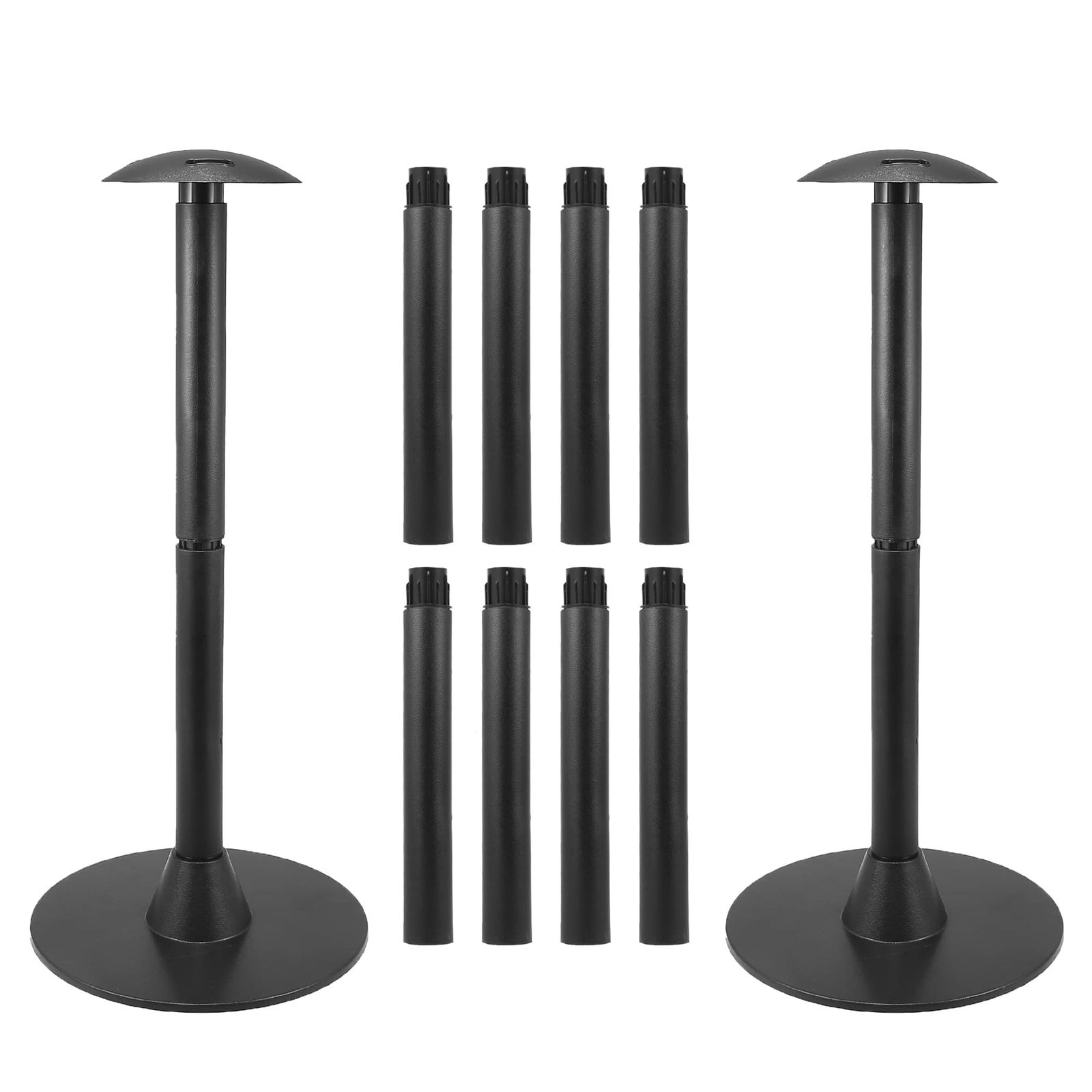 新品 X AUTOHAUX ボートカバーサポートポール 6ステージ エクステンション ABS サポートポールシステム ボートカバー用 30.5 cm-137 cmの調整可能な高さ 2個