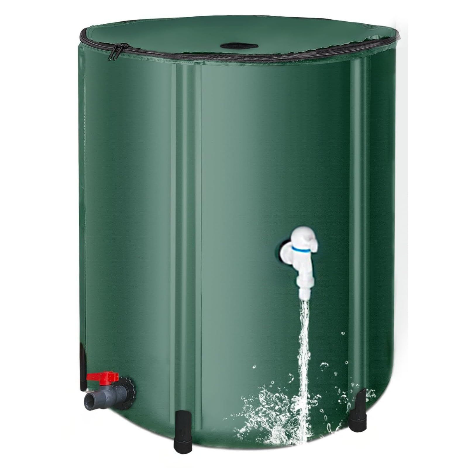 新品 FTWIND雨水タンク 家庭用 集水器 50L～1000L選択可能 貯水タンク 屋外折りたたみ式ポータブル ウォーターバケツ 防災用雨水タンク 屋外用 園芸植物灌漑可能 雨を貯めて節水 貯留タンク 簡単設置 雨水を貯めて節水可能 農業 緊急給水 雨水収集