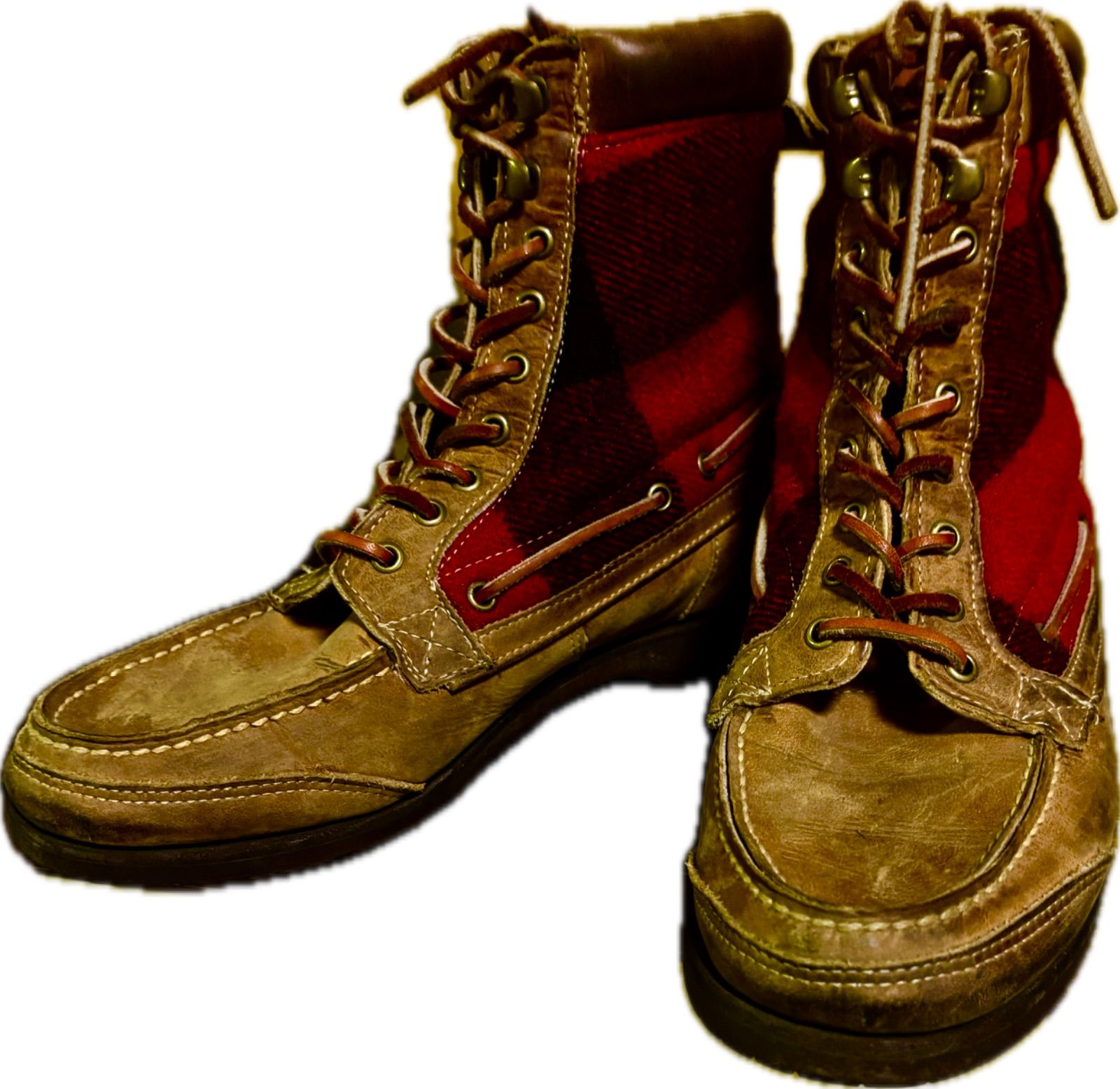 希少FILSONSEBAGOosmoreLeather PlaidBoots28