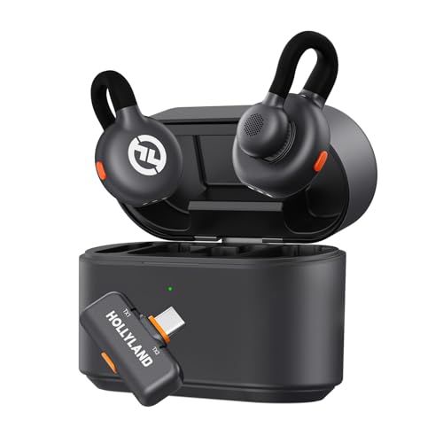 Hollyland Lark M2S USB Type-C バージョン 【2025DGP金賞】 (USB-C RX) ワイヤレスマイク 超軽量7g チタンクリップ式 48Khz/24Bit ワイヤレスラベリアマイク iPhone/Androi d0e4e199