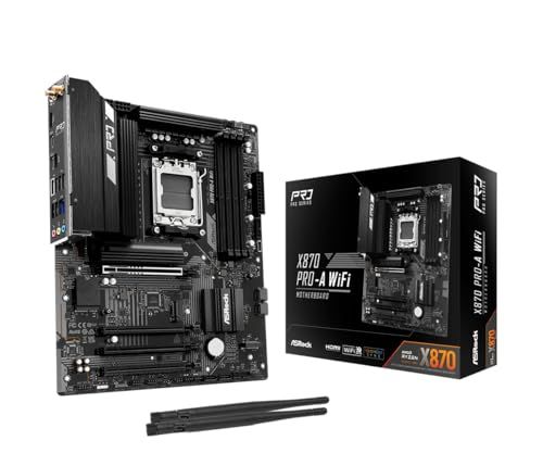 ASRock マザーボード X870 Pro-A WiFi AMD Ryzen 9000/8000/7000 シリーズ CPU(Soket AM5)対応 X870 チップセット ATX マザーボード 【国内正規代理店品】/ 89772bd9