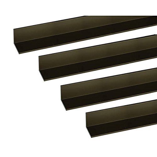 新品 安田 アルミアングル 1m 2.0x40x40mm ブロンズ 4本組