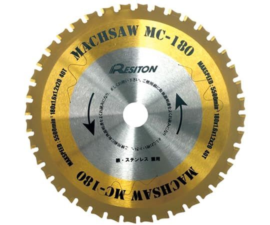 新品 レヂトン(Resiton) マッハソー 外形mm:180 厚さmm:1.6 穴径mm:20 MC-180