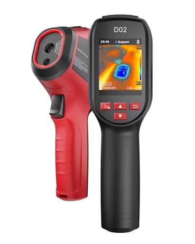 HIKMICRO D02 サーモグラフィーカメラ 240×240 SuperIR解像度、可視光カメラ、SuperSceneスマートシーン認識、96×96 IR解像度、3200mAhで最長8時間、写真・動画記録、-20°C~450°C測定温度範 44b8ca9f