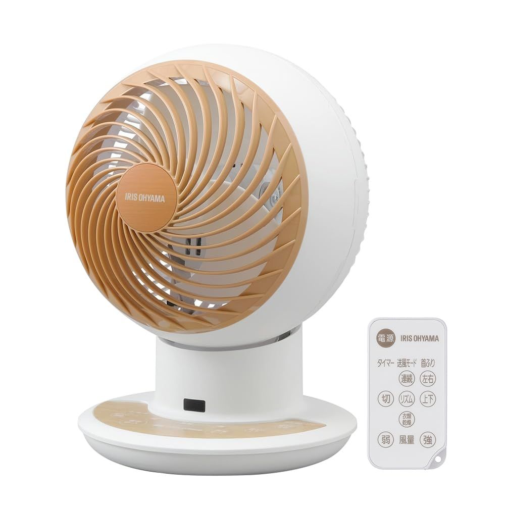 アイリスオーヤマ サーキュレーター WOOZOO 扇風機 静音 上下左右首振り 24畳 DCモーター DCJET デザインモデル パワフル送風 コンパクト リモコン付き PCF-SDCC15T-W マットホワイト★ ecee7242