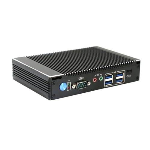 Skynew ミニPC ファンレス 無音 インテル Celeron N3160 / 4GB / 64GB SSD / OSなし LAN×2 HDMI Wi-Fi Bluetooth4.2 業務用 産業用PC 低消費電力 静音 小型パソコン サ b84d4502
