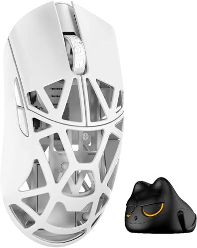 WLMOUSE Beast X Mini Pro サイド穴なし ワイヤレス ゲーミングマウス 左右対称 8KHzポーリングレート対応 マグネシウム合金製 36g軽量 PAW3950HSセンサー 【日本正規代理品】 (OM Switch, Mi 919734ab