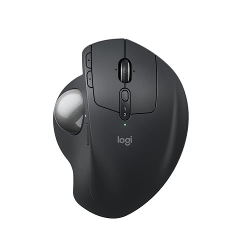 ロジクール 静音 ワイヤレス トラックボール マウス MXTB2 MX ERGO S Bluetooth Logibolt 無線 windows mac iPad OS Chrome Android トラックボールマウス グラファイト 国内正規品ｍａ