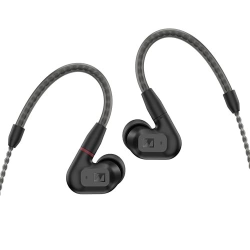 ゼンハイザー Sennheiser イヤホン 有線 IE 200 ブラック ダイナミック カナル型 オーディオファイル ゲーミング TrueResponseトランスデューサー ブレードケーブル イヤーフック イヤフォン 【国内正規品】/ 2dbe6972