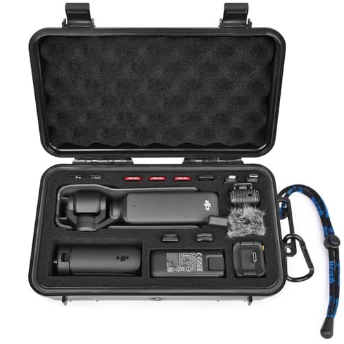 Lekufee Osmo Pocket 3トラベル防水ハードケース DJI vlogカメラ Osmo Pocket 3 クリエイターコンボ、DJI Pocket 3 ビデオカメラ、DJI Vlog アクションカメラとアクセサリーに対応 (ケー 309ec536
