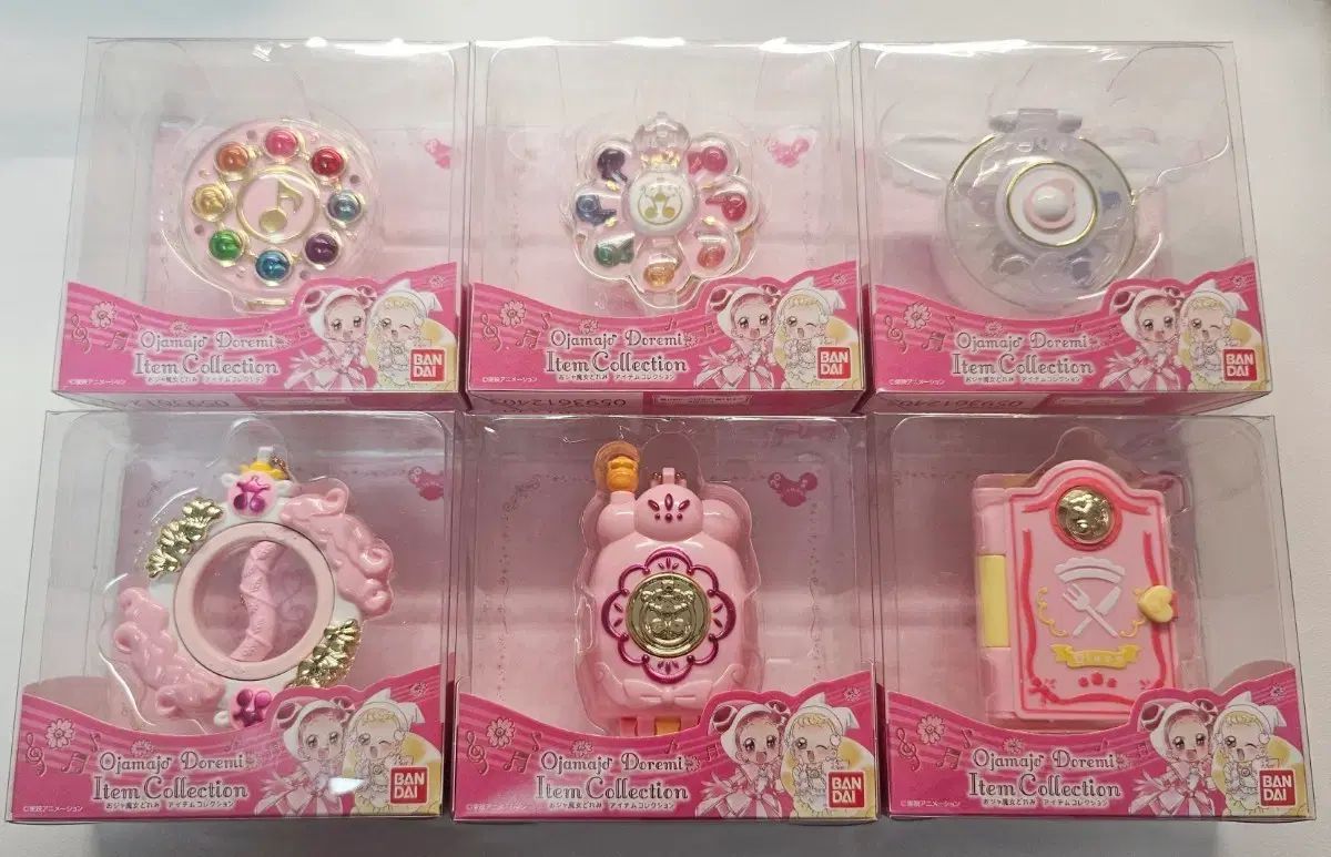 おジャ魔女どれみ コレクション ケース ミニチュア 6種+ヨウスイ棒