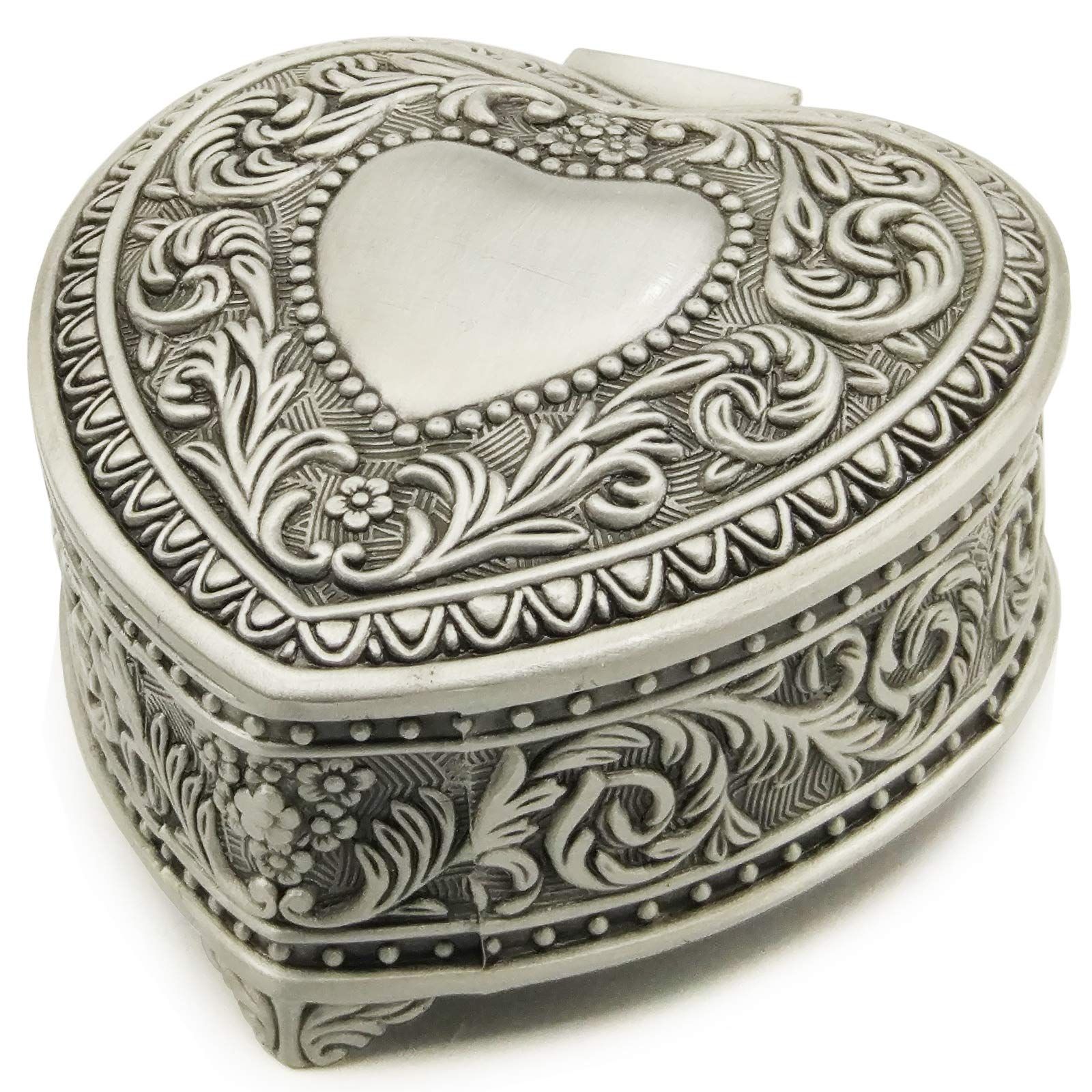新品 オルゴール 18弁エンボス合金の金属music box 金メッキのムーブメント搭載 (心型 曲:My heart will go on)