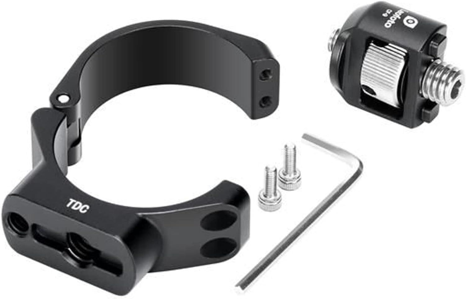 新品 Leofoto TDC-32 + CF-9 32mm クラスプ/カラー + 3/8インチねじスタッド三脚用アクセサリーマウント/ポート