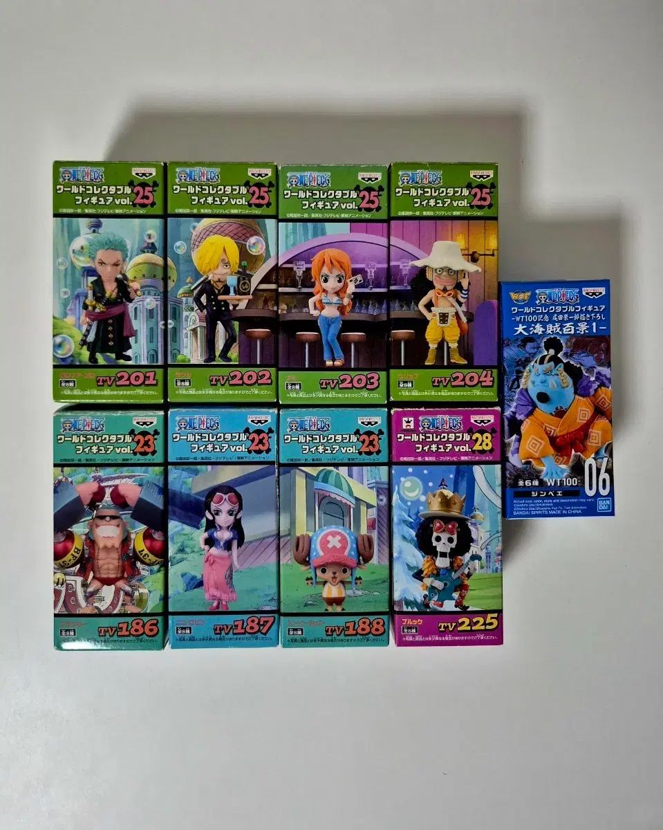 ONE PIECE ワールドコレクタブル 麦わら帽子海賊団 まとめ売り